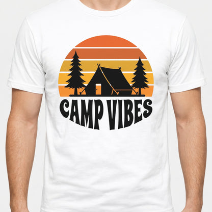 Camp Vibes T-Shirt — Retro Outdoor Camping Tee