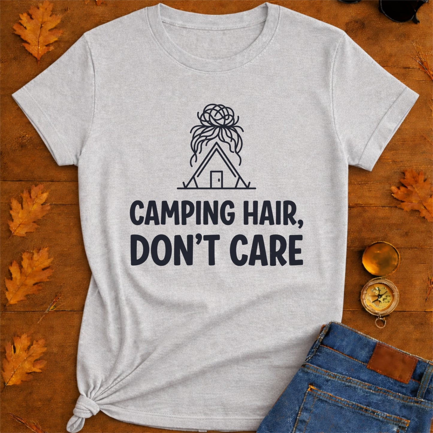 Camp Vibes T-Shirt — Retro Outdoor Camping Tee