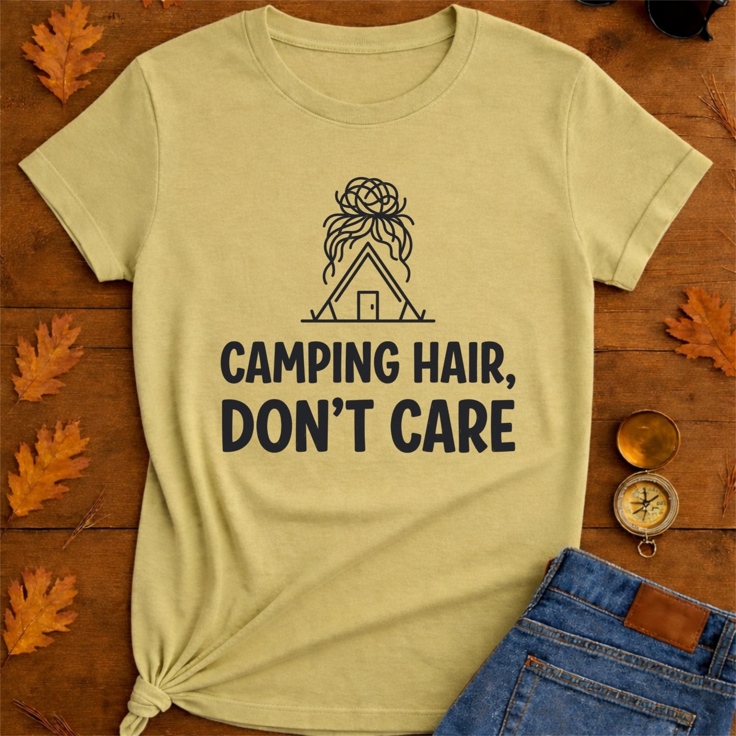 Camp Vibes T-Shirt — Retro Outdoor Camping Tee