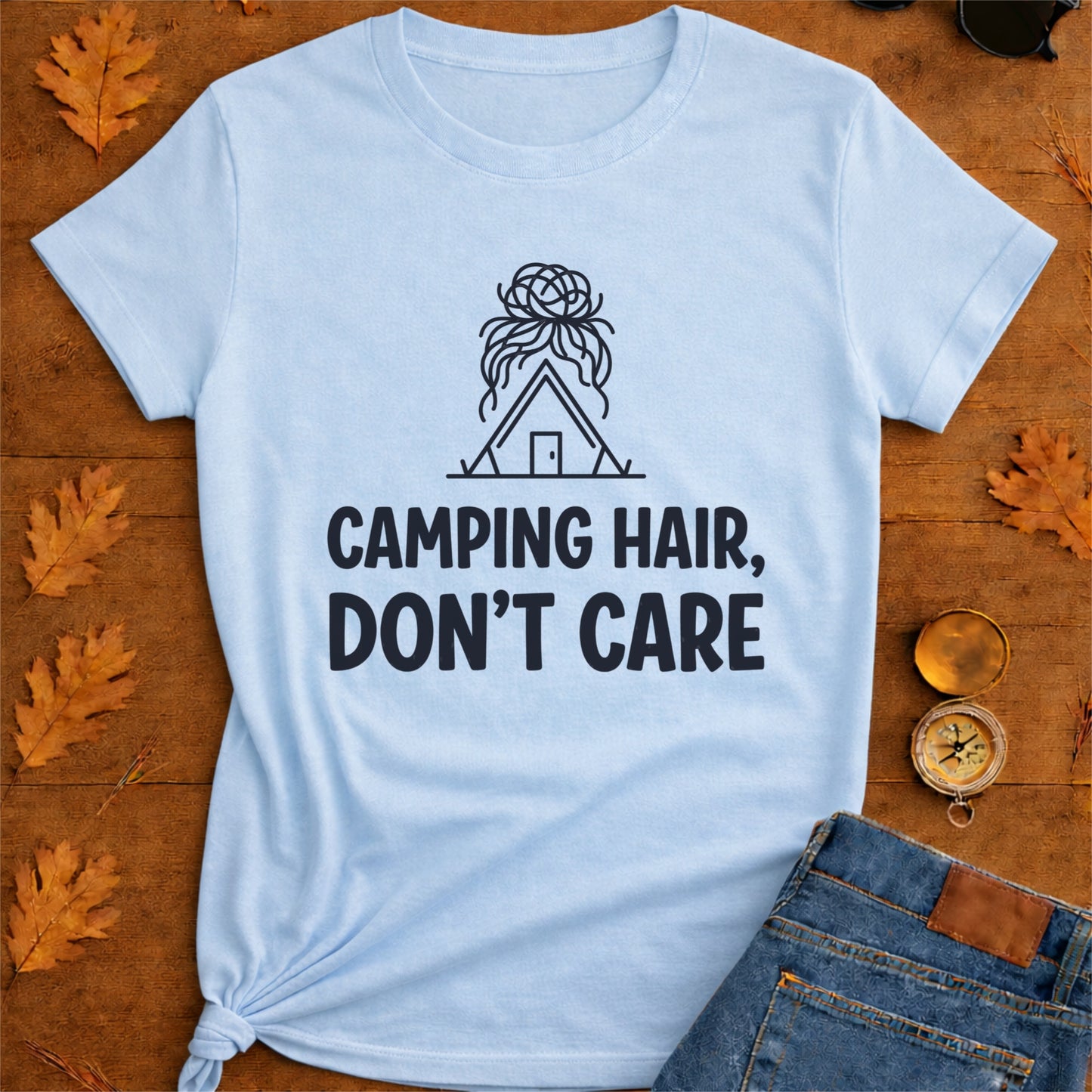 Camp Vibes T-Shirt — Retro Outdoor Camping Tee