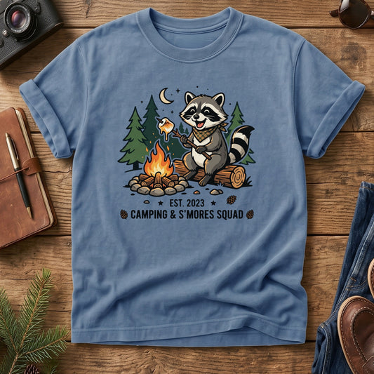 Campfire & S'mores Shirt – back view of Softstyle t-shirt