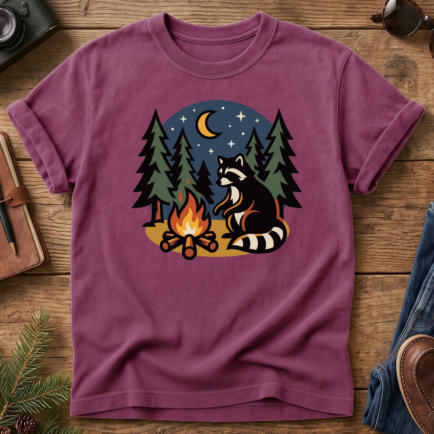 Campfire Under the Pines Tee