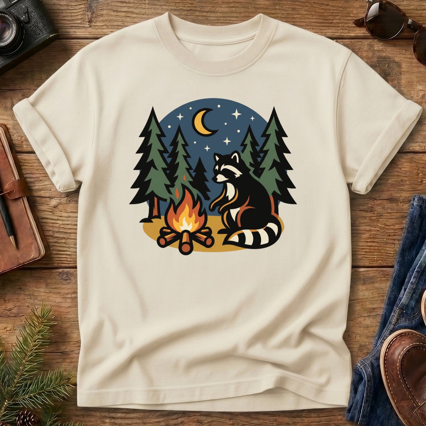 Campfire Under the Pines Tee