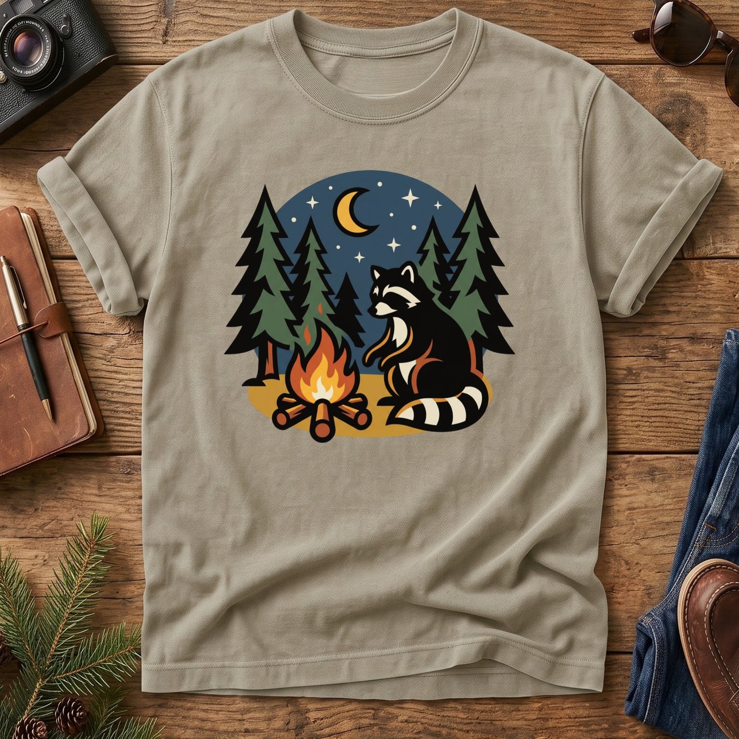 Campfire Under the Pines Tee