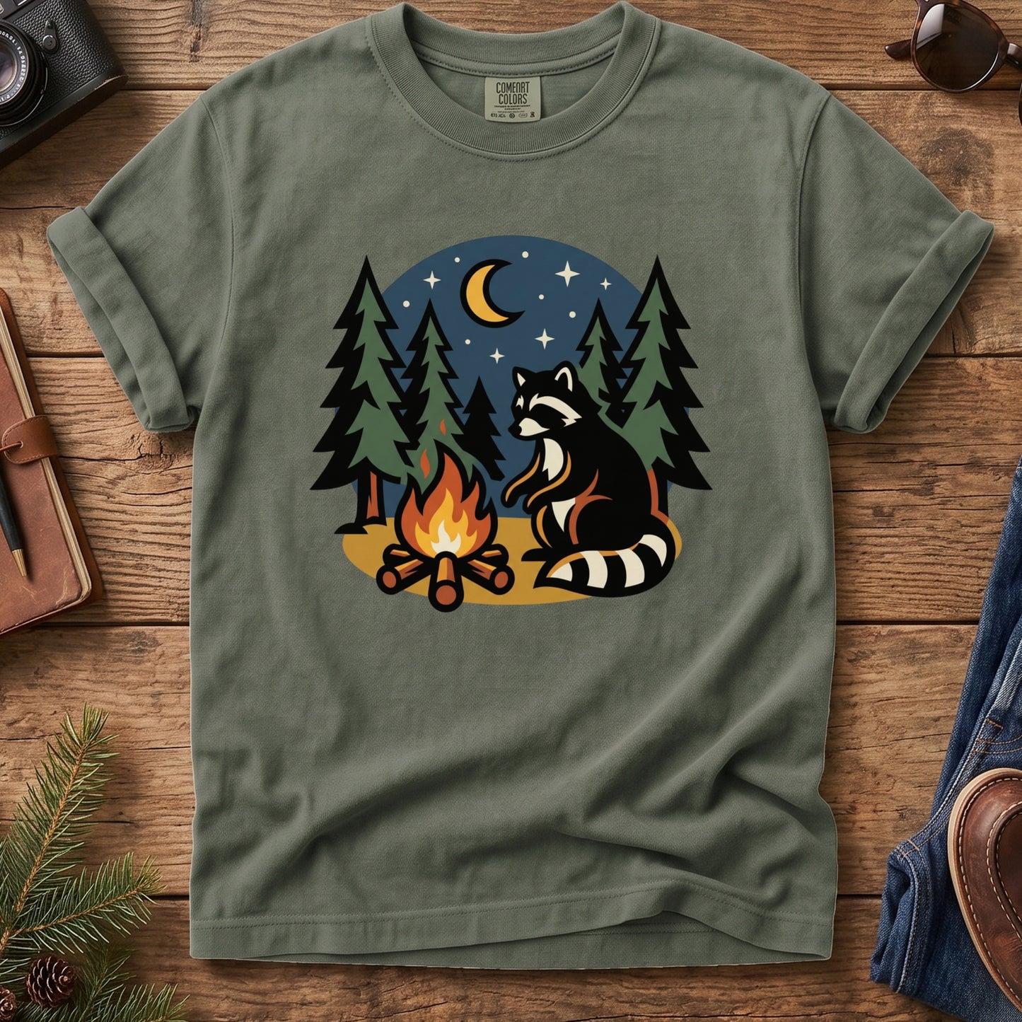 Campfire Under the Pines Tee