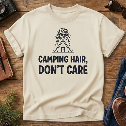 Camping Hair Don't Care Tee