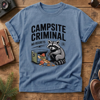 Campsite Criminal Raccoon Tee