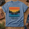 Canoe Lake Retro Tee – back view of garment-dyed Comfort Colors t-shirt