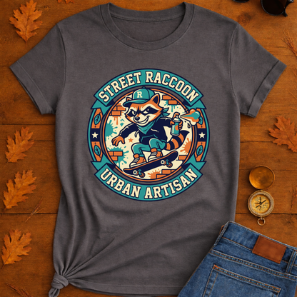 Street Raccoon Urban Artisan T-Shirt