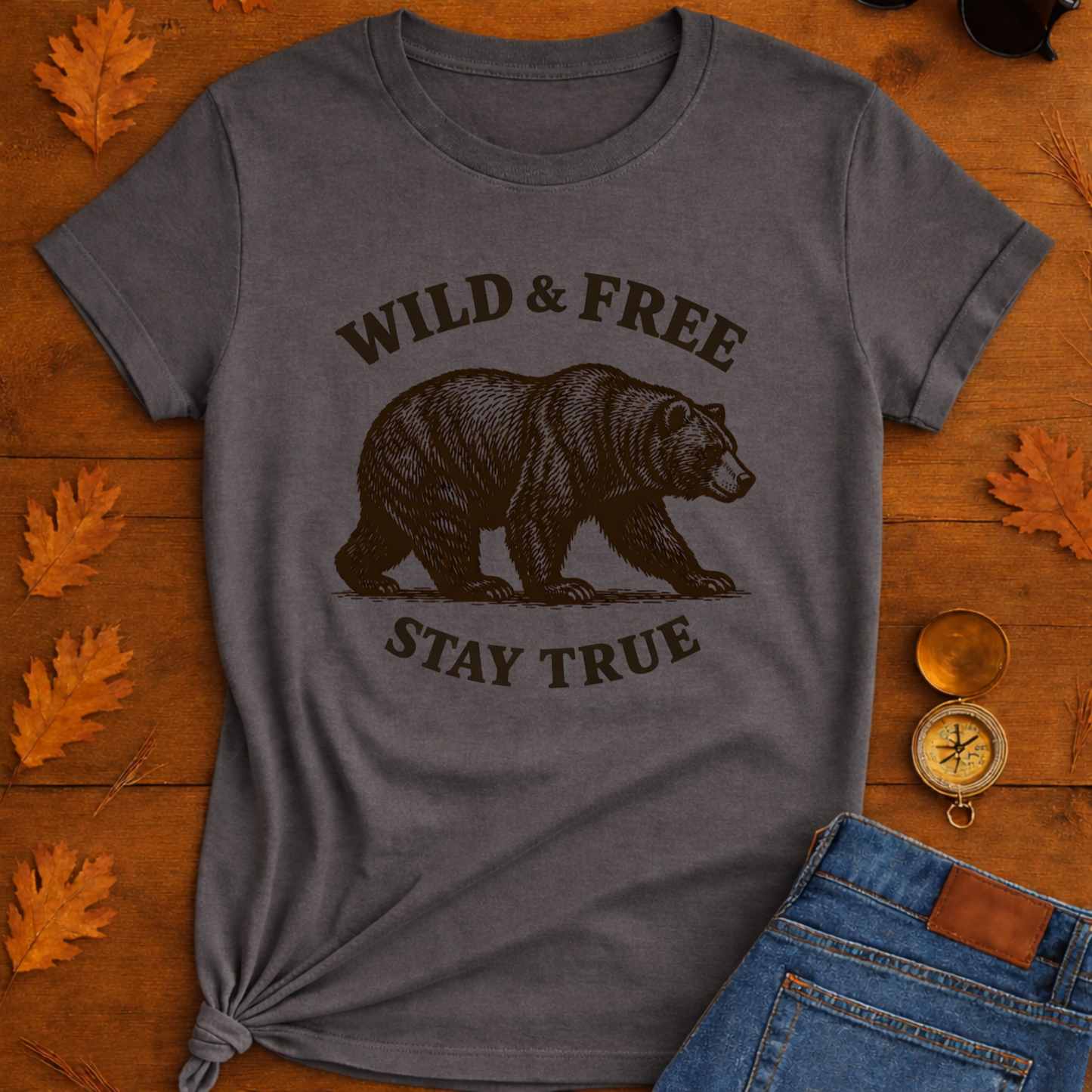 Wild and Free Bear Explore T-Shirt