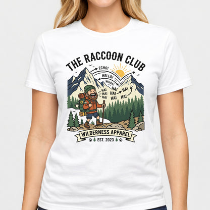 Cheerful and happily Hiker T-Shirt — Laughing Hikers