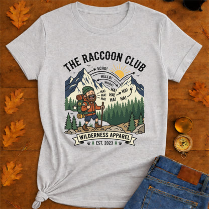Cheerful and happily Hiker T-Shirt — Laughing Hikers