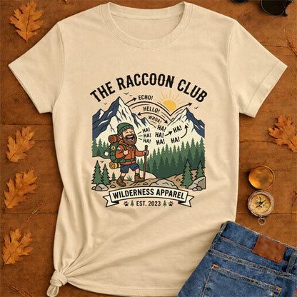 Cheerful and happily Hiker T-Shirt — Laughing Hikers