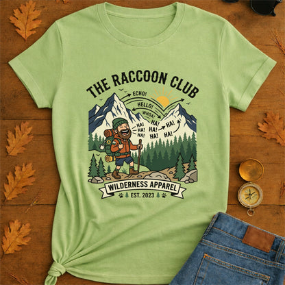 Cheerful and happily Hiker T-Shirt — Laughing Hikers