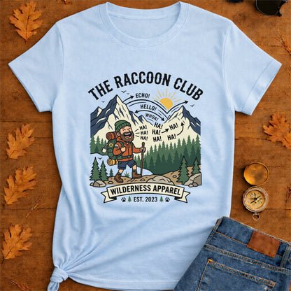 Cheerful and happily Hiker T-Shirt — Laughing Hikers