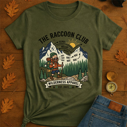 Cheerful and happily Hiker T-Shirt — Laughing Hikers