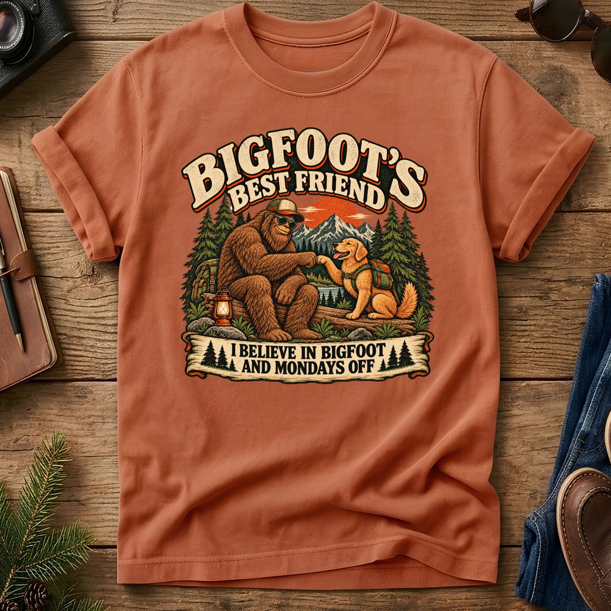 Bigfoot's Best Friend Tee