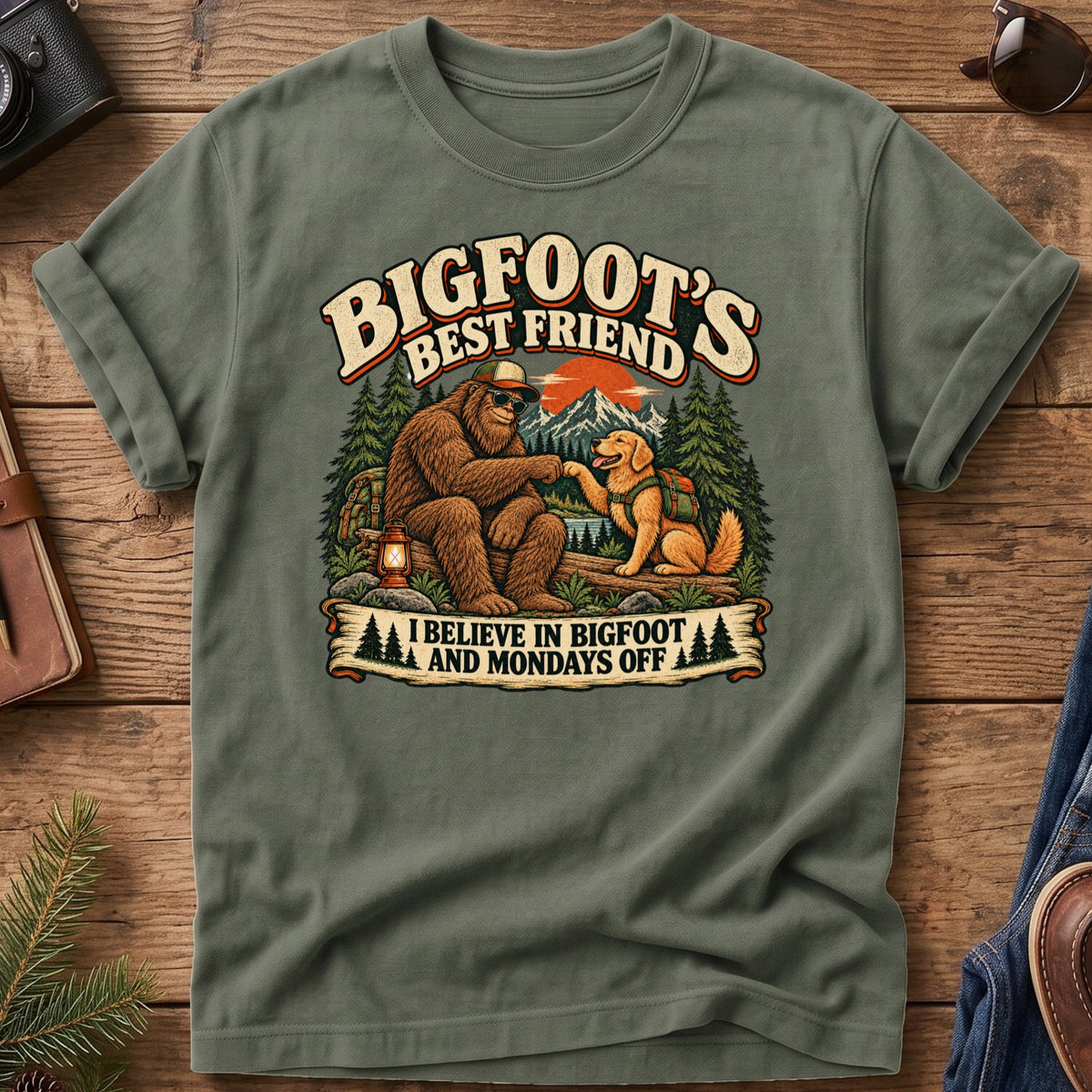 Bigfoot's Best Friend Tee