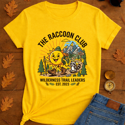 Hiking Sun T-Shirt — Smiling Sun in Boots Trail Tee