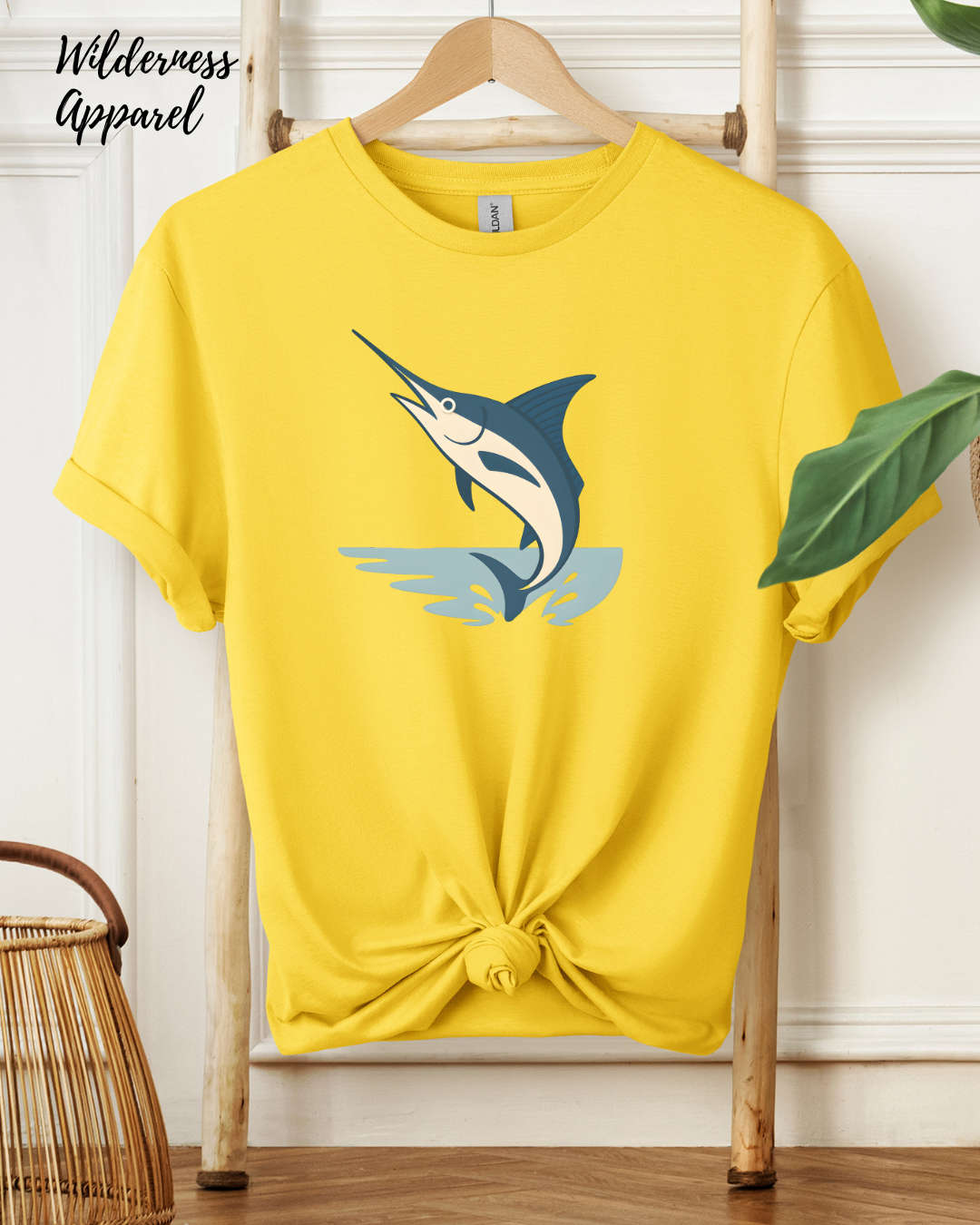 Retro Marlin Leap T-Shirt