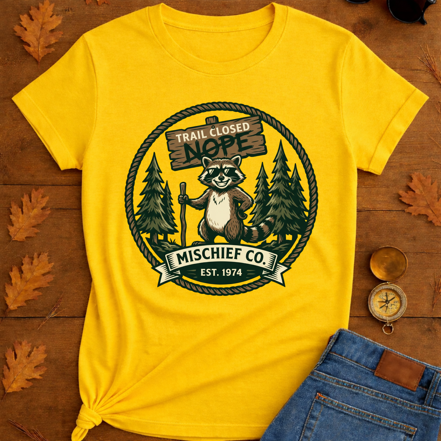 Trail close T-Shirt — Outdoor Hiking Nature Tee