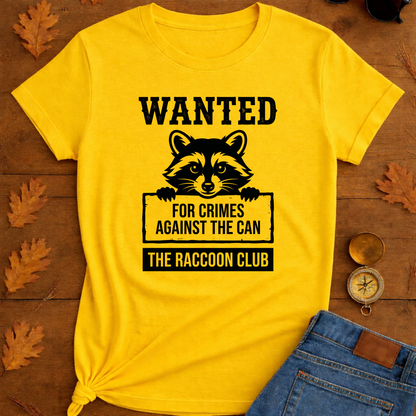 Wanted Raccoon T-Shirt