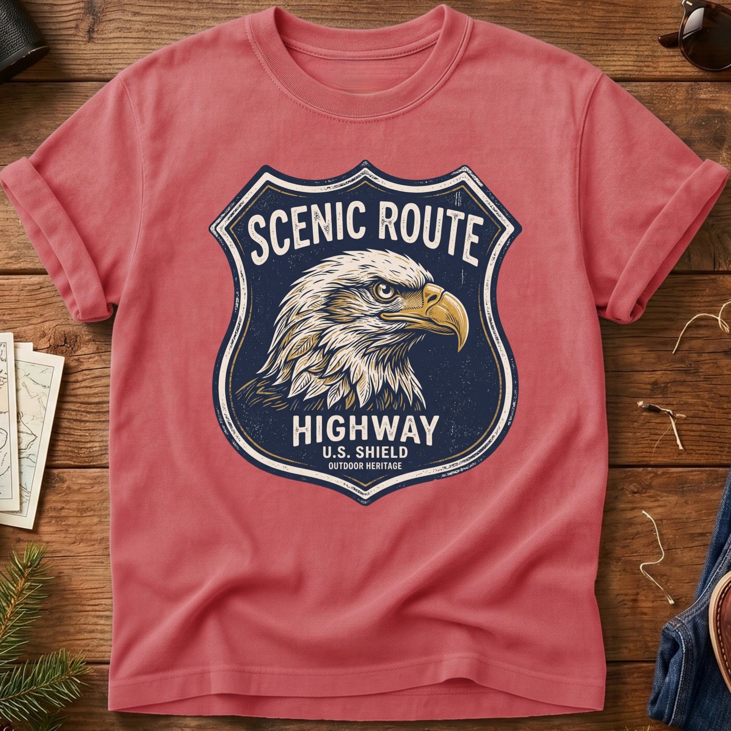 Eagle Highway Sign Tee