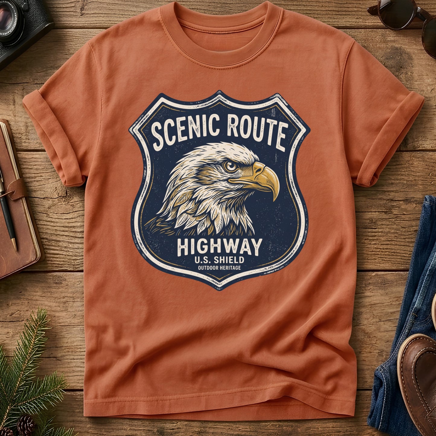 Eagle Highway Sign Tee