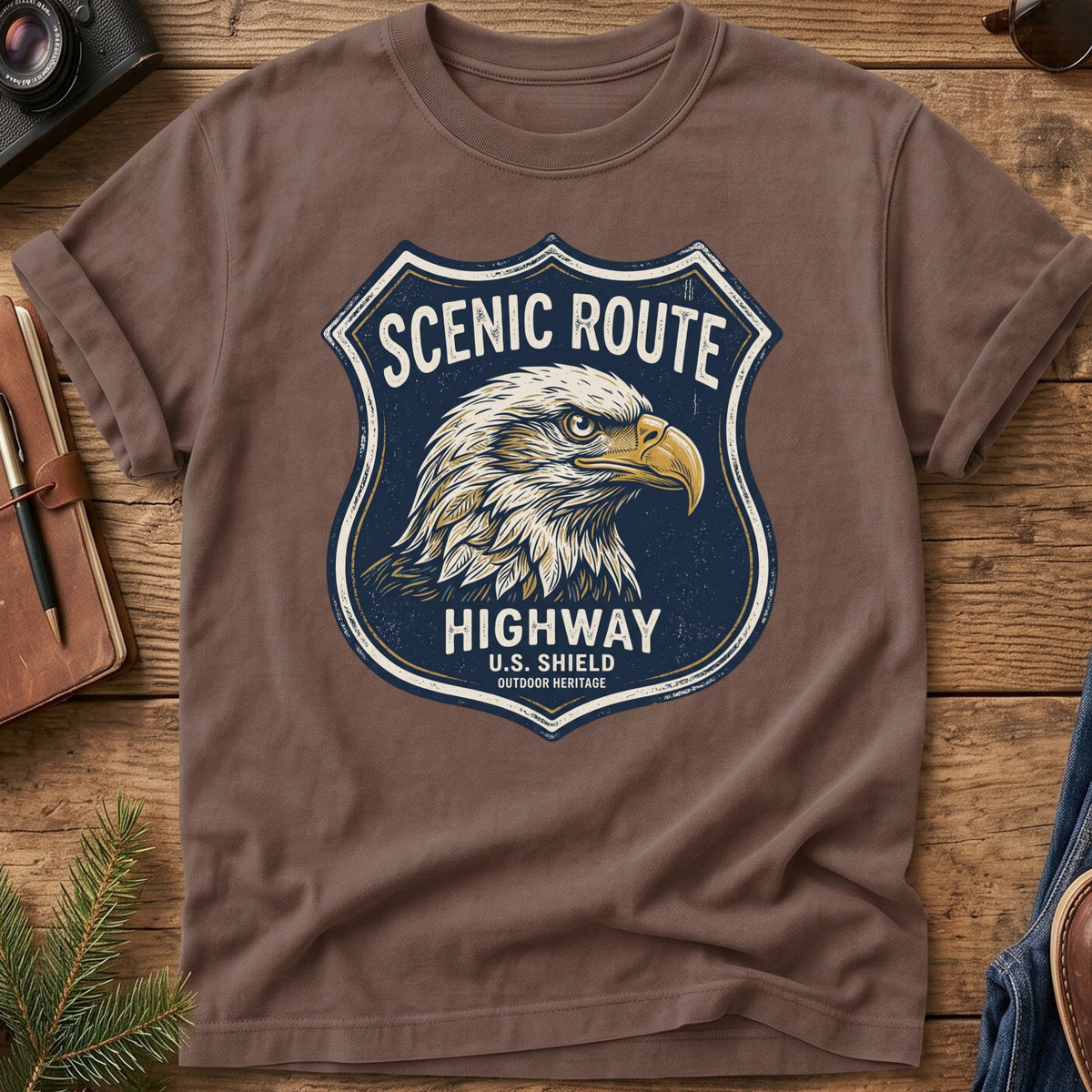 Eagle Highway Sign Tee