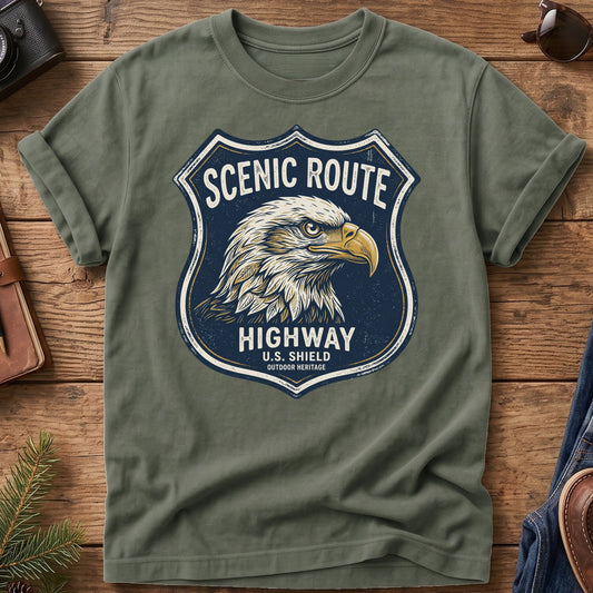 Eagle Highway Sign Tee