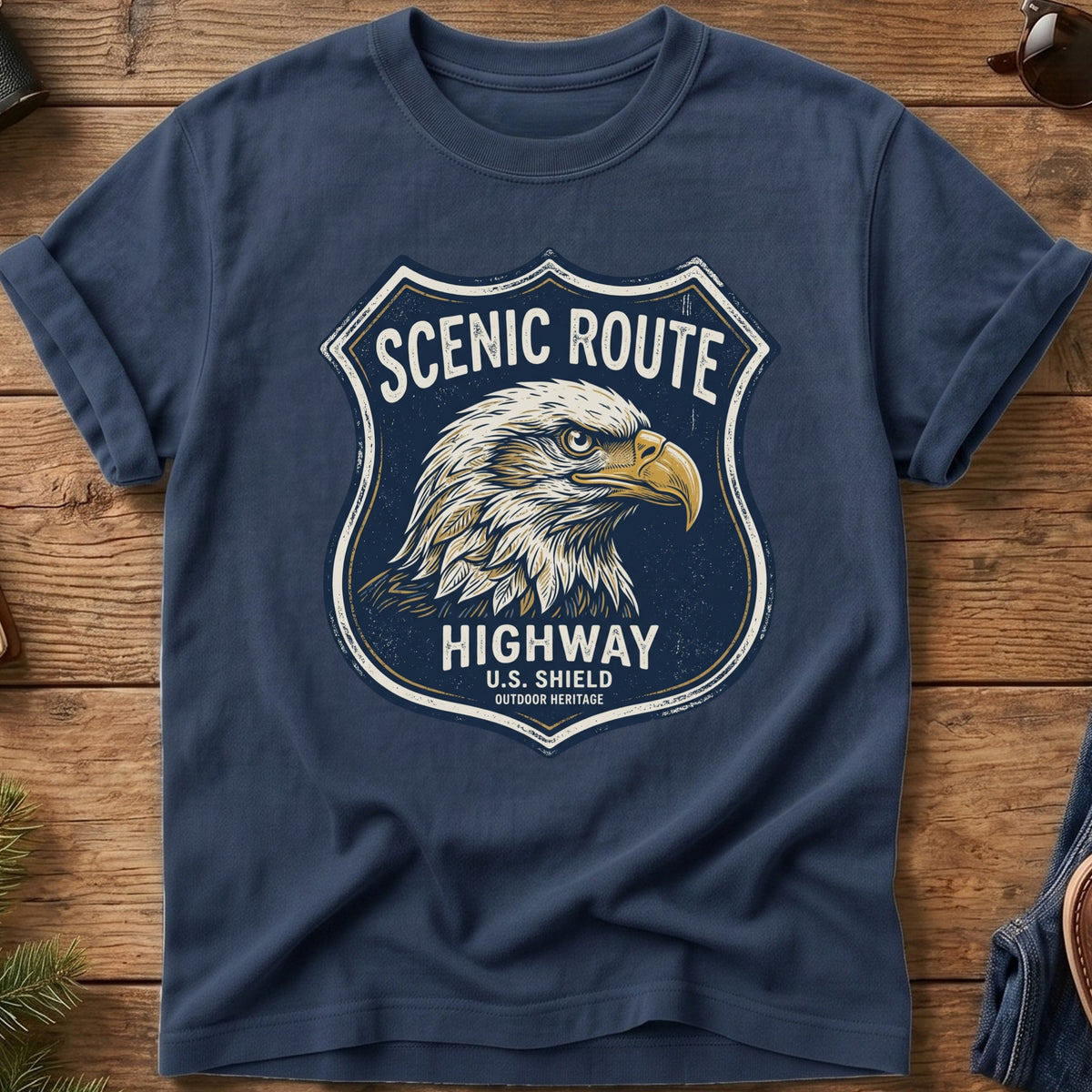 Eagle Highway Sign Tee