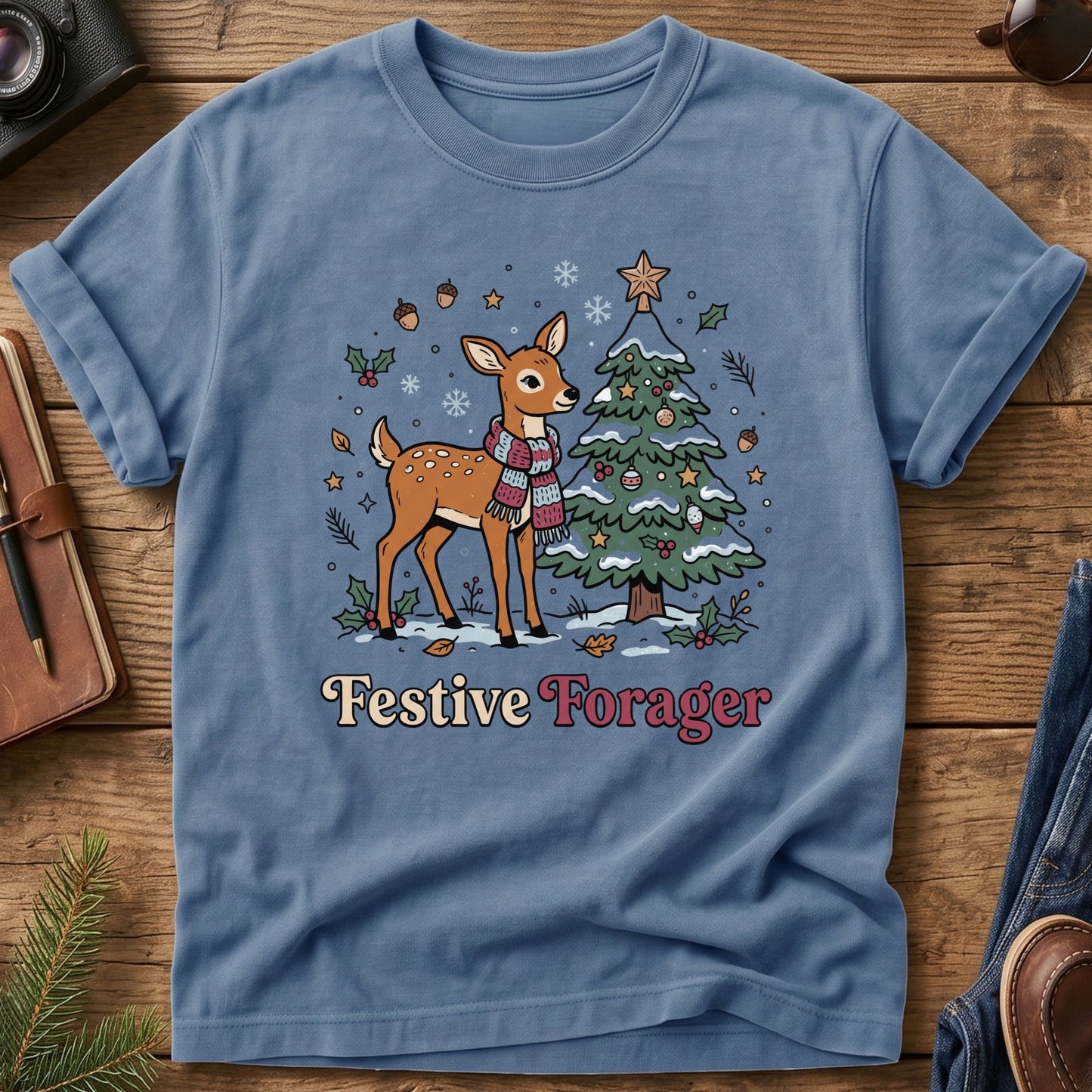 Festive Forager Tee – graphic tee, view 4