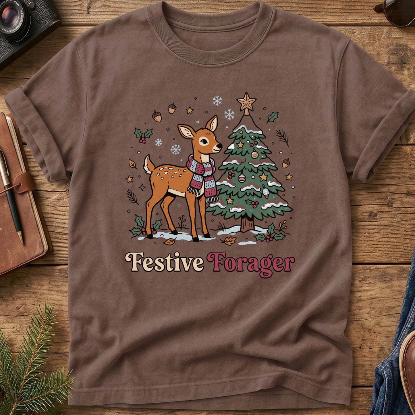 Festive Forager Tee – graphic tee