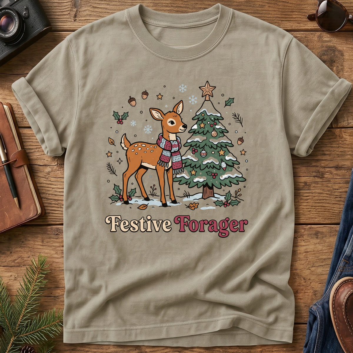 Festive Forager Tee – graphic tee, view 6