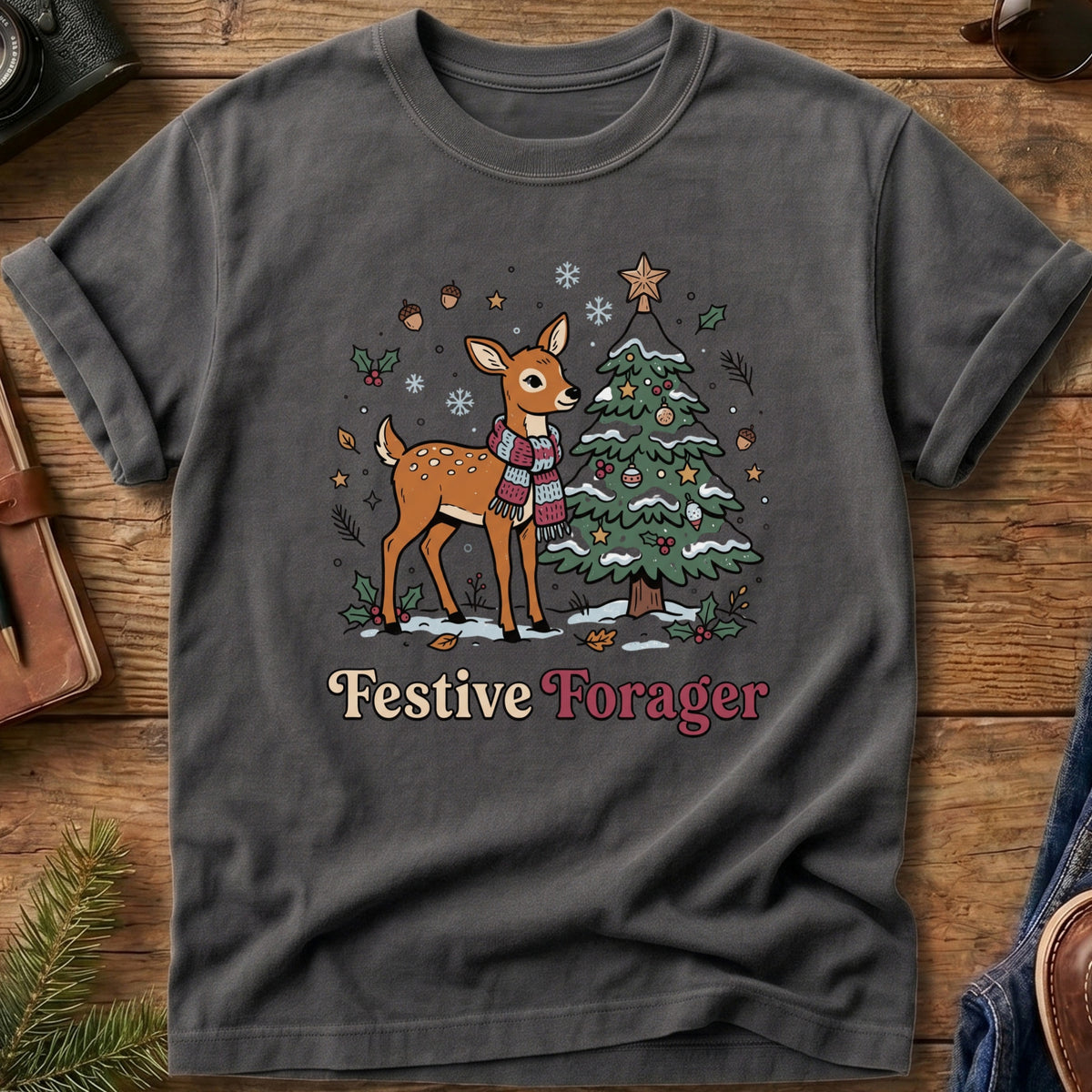 Festive Forager Tee – graphic tee, view 8