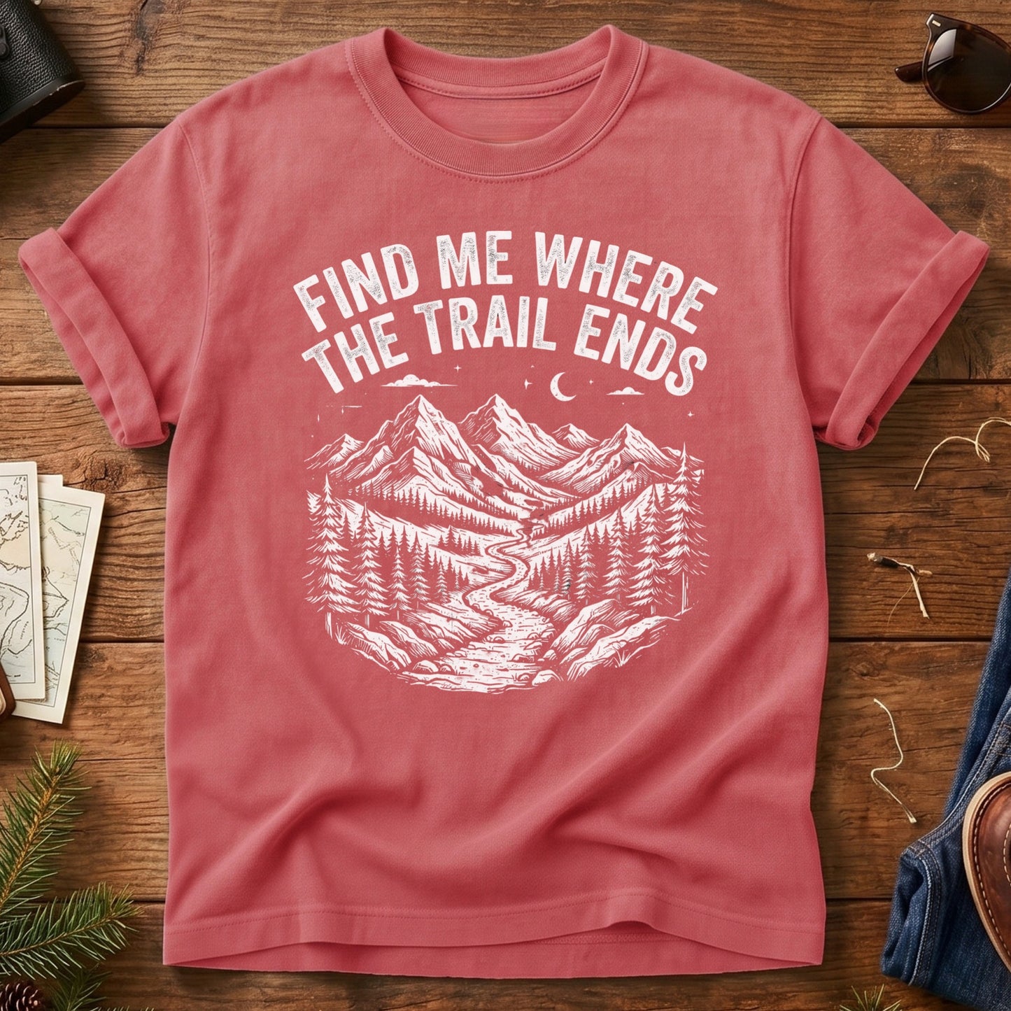 Find Me Where The Trail Ends Tee