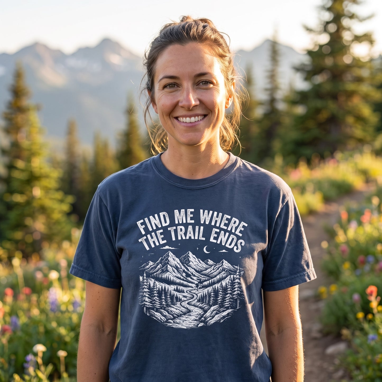 Find Me Where The Trail Ends Tee
