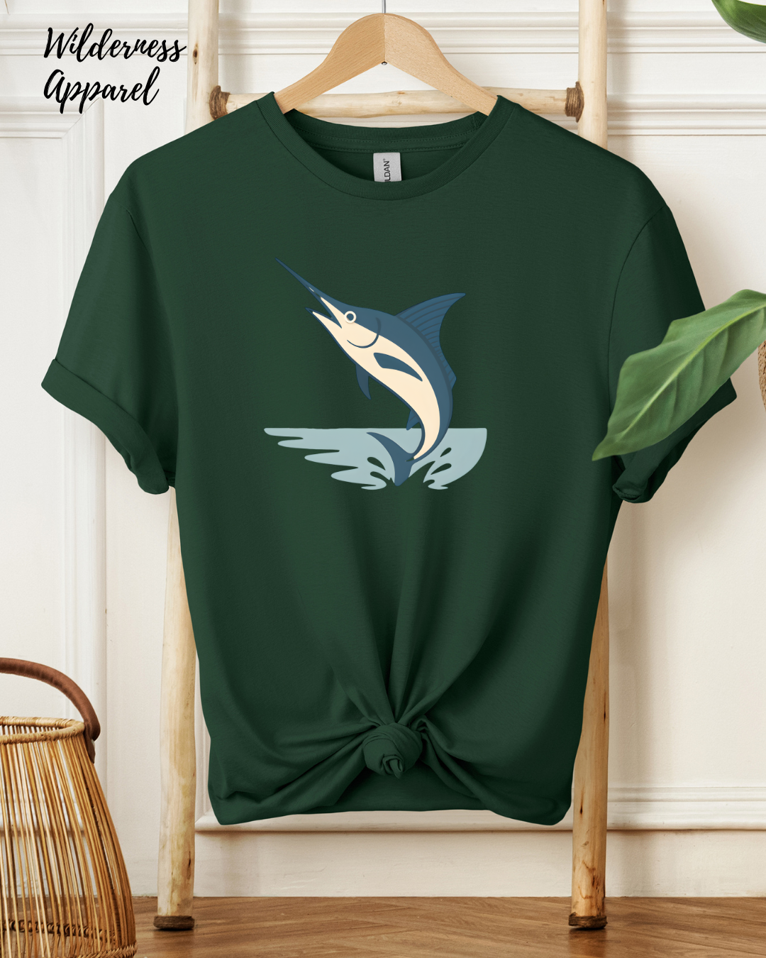 Retro Marlin Leap T-Shirt
