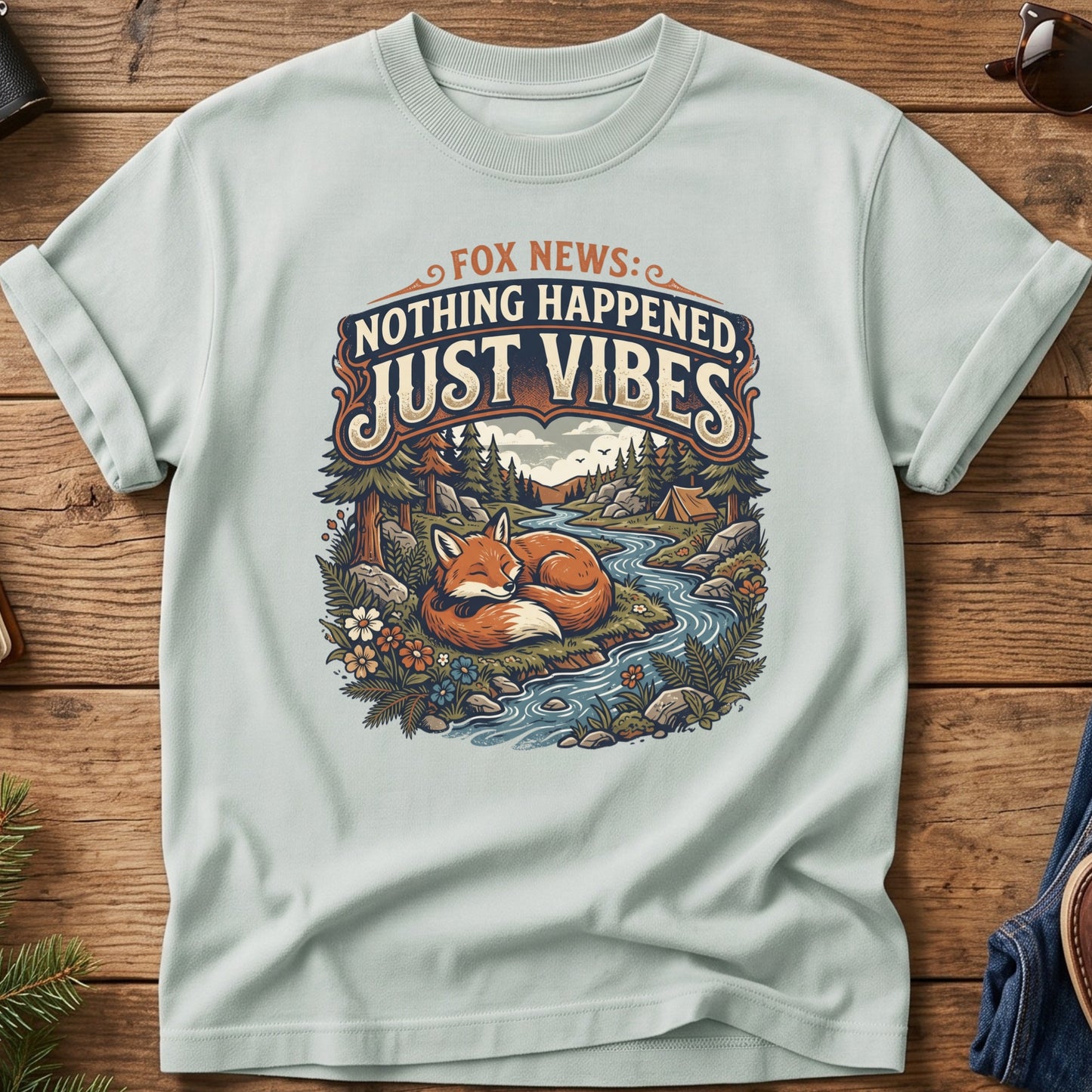 Fox News: Nothing Happened, Just Vibes Tee