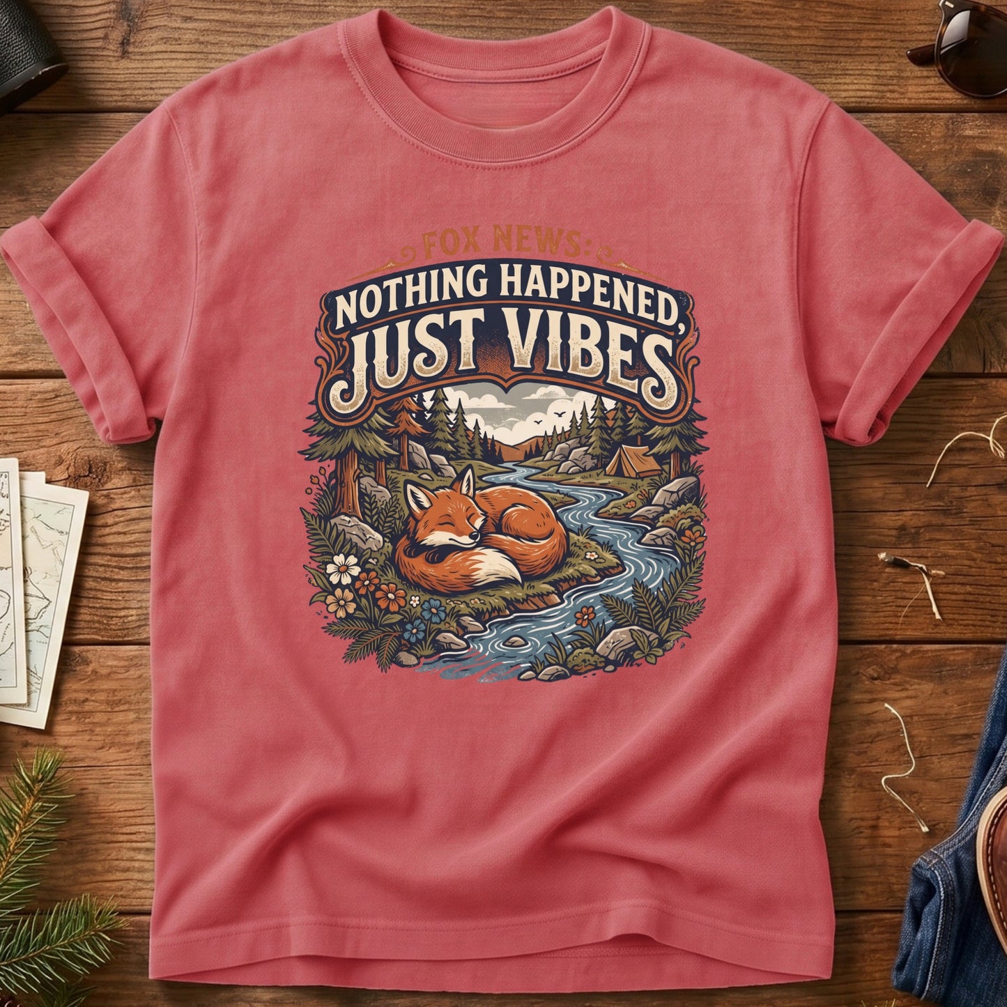 Fox News: Nothing Happened, Just Vibes Tee