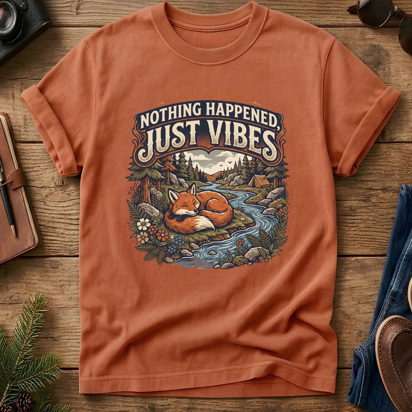 Fox News: Nothing Happened, Just Vibes Tee