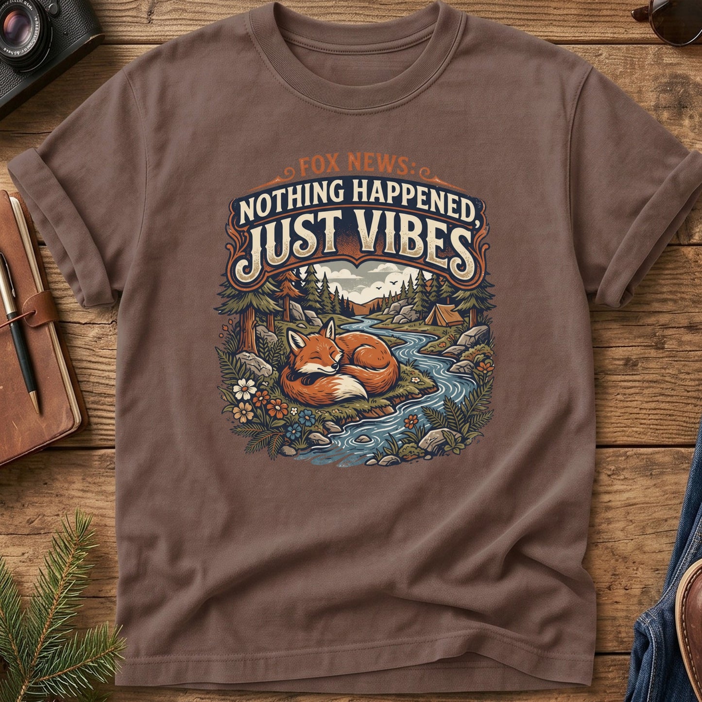 Fox News: Nothing Happened, Just Vibes Tee