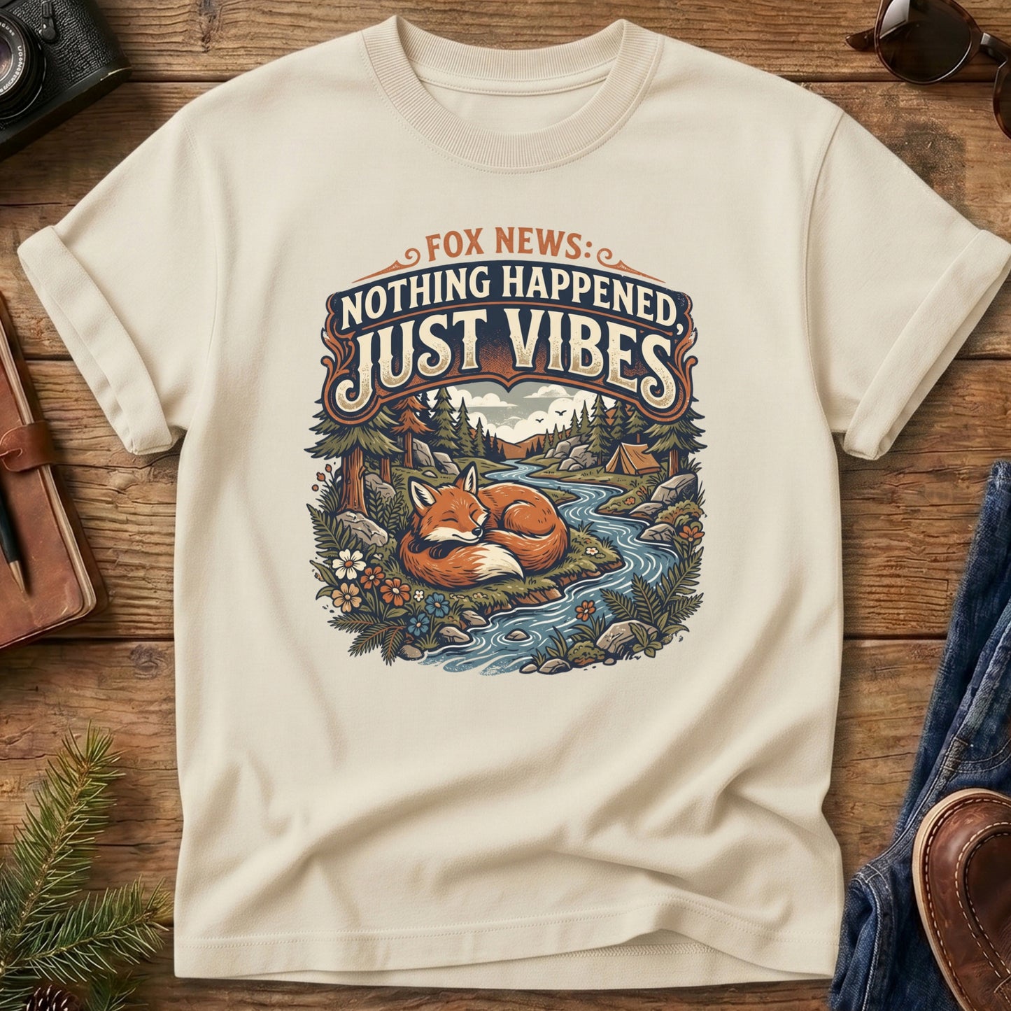 Fox News: Nothing Happened, Just Vibes Tee