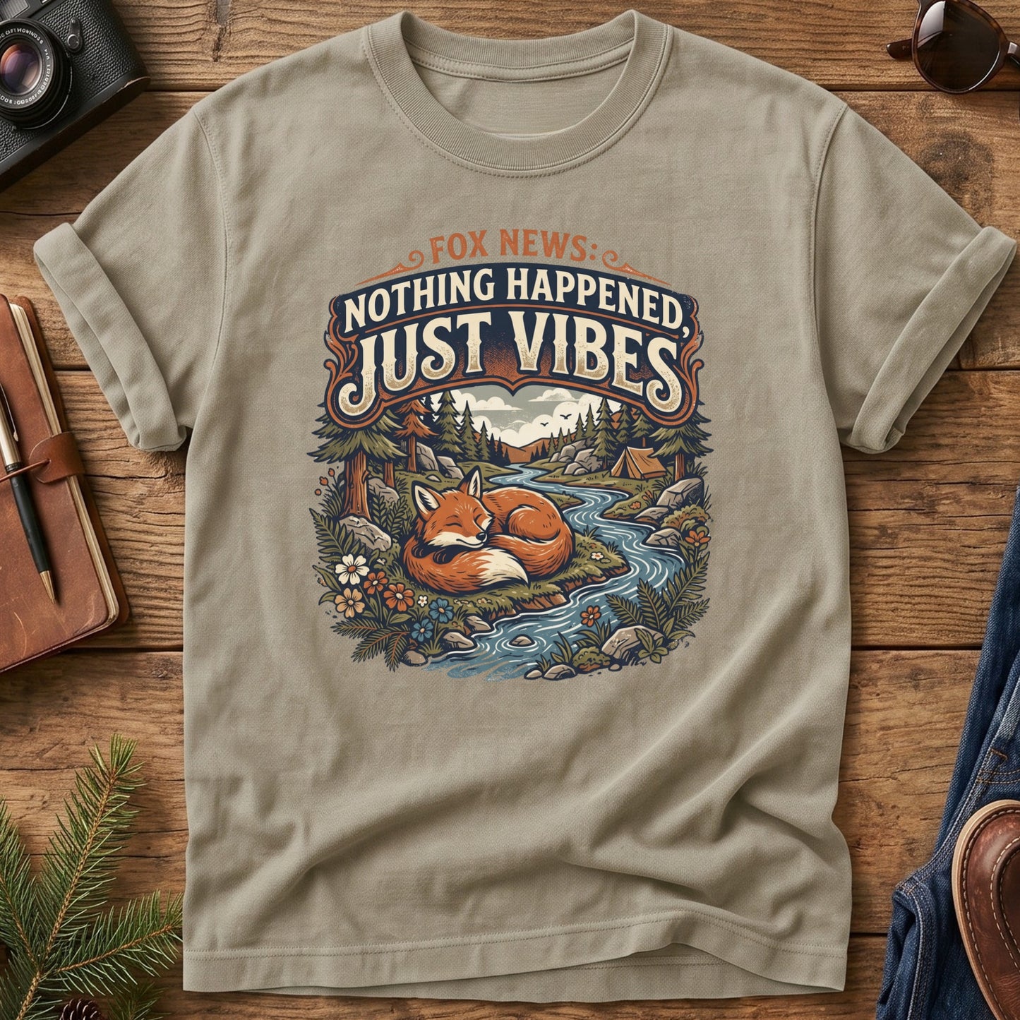 Fox News: Nothing Happened, Just Vibes Tee