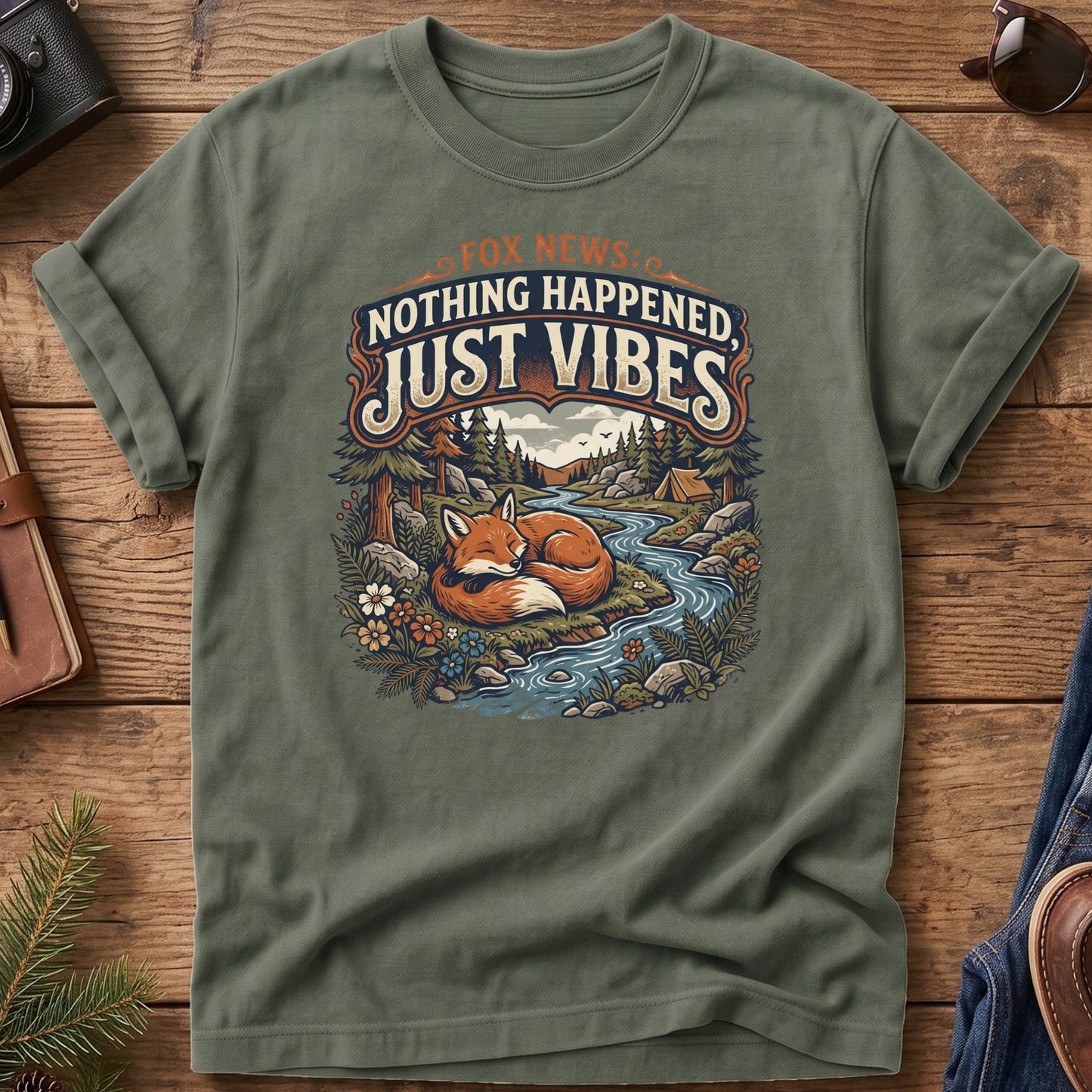 Fox News: Nothing Happened, Just Vibes Tee