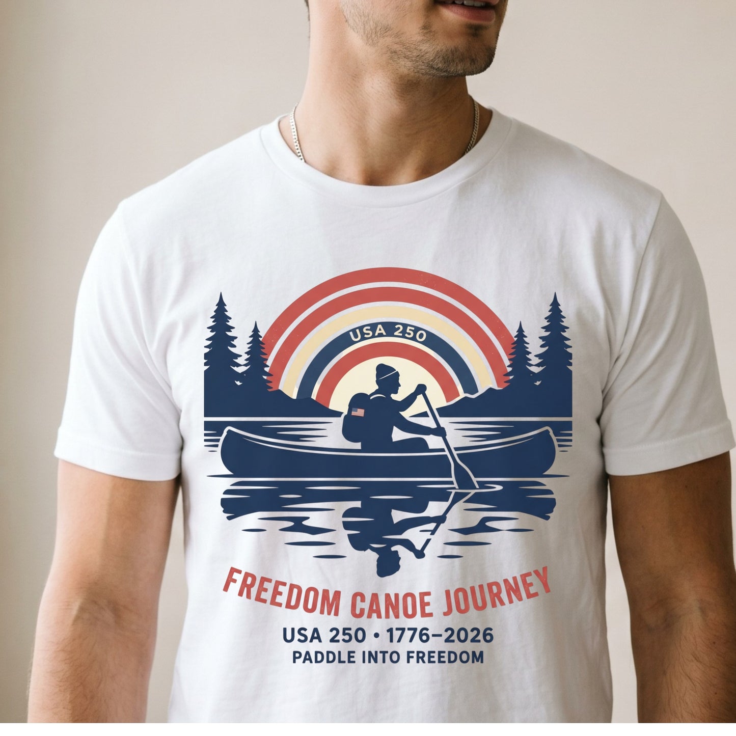 USA 250 Canoe Explorer T-Shirt