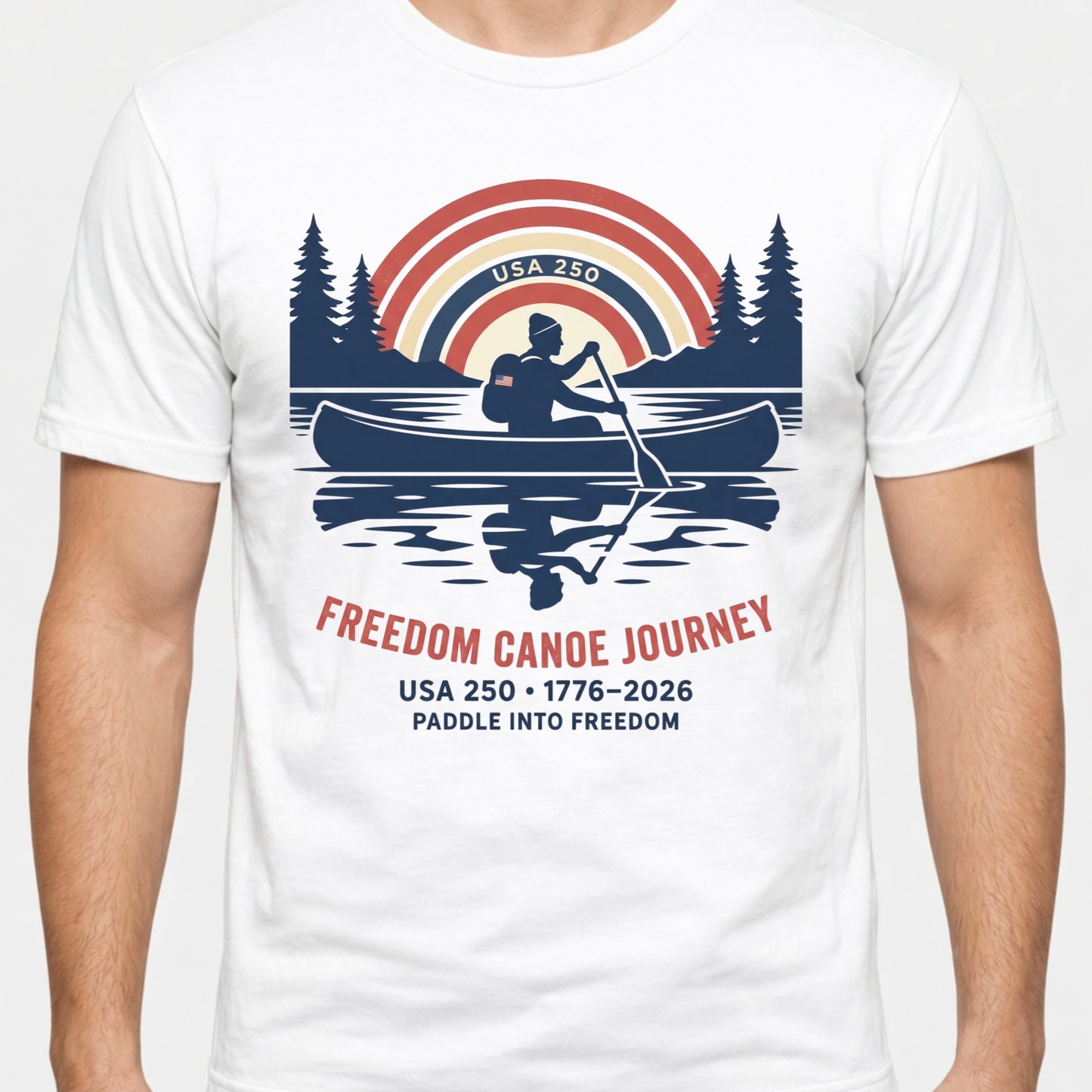 USA 250 Canoe Explorer T-Shirt