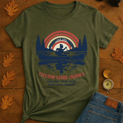 USA 250 Canoe Explorer T-Shirt