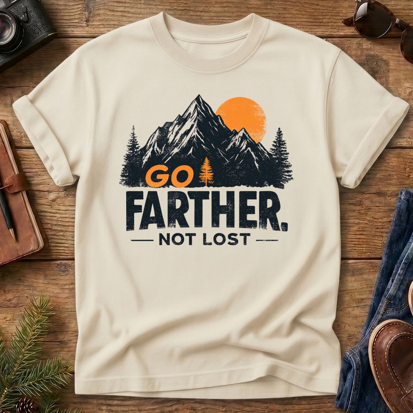 Go Farther Not Lost Tee