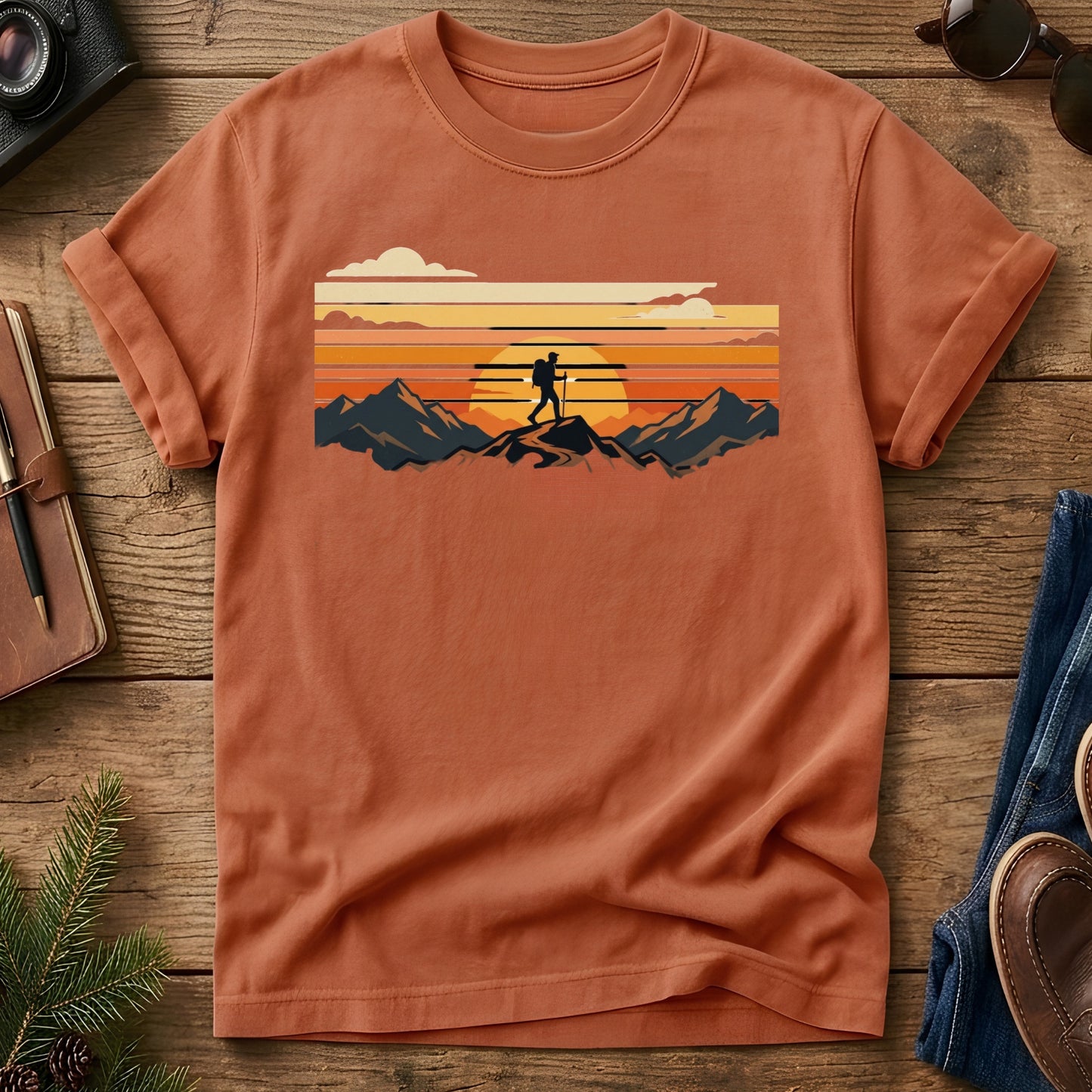 Golden Horizon Landscape Tee